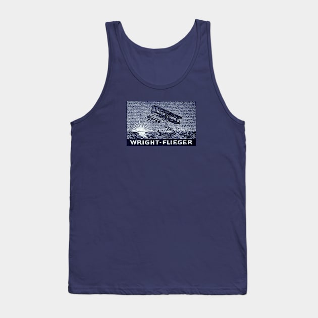 1909 Wright Brothers Aircraft Tank Top by historicimage